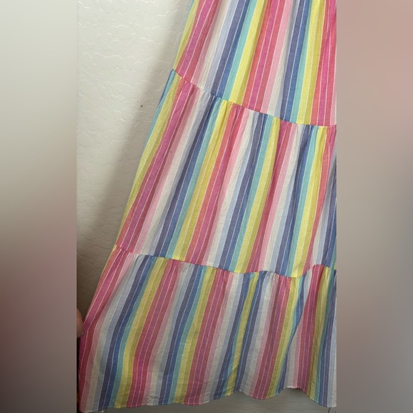 Draper James Multicolor Striped Maxi Dress - Picture 4 of 10